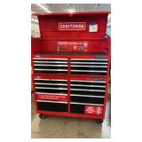 CRAFTSMAN 52' ROLLING TOOL CHEST & CABINET W/ KEYS