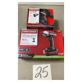 CRAFTSMAN 19.2V DRILL & 5' ORBIT SANDER