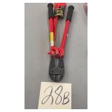 14' PIPE WRENCH & CRESENT BOLT CUTTERS