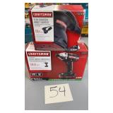 CRAFTSMAN 19.2V DRILL KIT & 5" RANDOM ORBIT SANDER