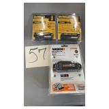 2 DEWALT 12V BATTERY PACKS & WORX 20V BATTERY