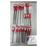 MISC LOT OF HILTI DRILL BITS