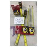 5 ACE TAPE MEASURES