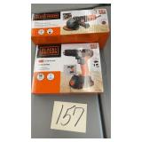 BLACK & DECKER ANGLE GRINDER & 20V DRILL/DRIVER