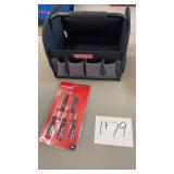 CRAFTSMAN TOOL TOTE & SCREWDRIVER SET