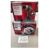 CRAFTSMAN 19.2V CIRCULAR SAW & 3/8' DRILL KIT