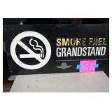 IMS NO SMOKING GRANDSTAND SIGN 32'x16' IMS NO SMOKING GRANDSTAND SIGN 32'x16'