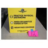 15'x15' IMS SOCIAL DISTANCING SIGN 15'x15' IMS SOCIAL DISTANCING SIGN
