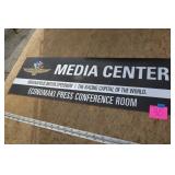 76'x24' IMS MEDIA CENTER METAL SIGN 76'x24' IMS MEDIA CENTER METAL SIGN