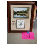BRICKYARD CROSSING PETE & ALICE DYE SIGNED PICTURE BRICKYARD CROSSING PETE & ALICE DYE SIGNED PICTURE