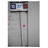 IMS DOUBLE SIDED RACING SIGN ON POLE IMS DOUBLE SIDED RACING SIGN ON POLE