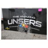 IMS THE AMAZING UNSERS DOUBLE SIDED SIGN IMS THE AMAZING UNSERS DOUBLE SIDED SIGN