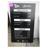 IMS DOUBLE SIDED MENU BOARD SIGN 36'x60' IMS DOUBLE SIDED MENU BOARD SIGN 36'x60'
