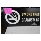 32'x16' SMOKE FREE GRANDSTAND SIGN 32'x16' SMOKE FREE GRANDSTAND SIGN