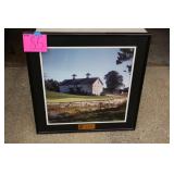 FRAMED BRICKYARD CROSSING PICTURE FRAMED BRICKYARD CROSSING PICTURE