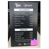 18'x30' IMS MENU BOARD SIGN 18'x30' IMS MENU BOARD SIGN