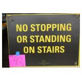 24'x18' IMS DOUBLE SIDED NO STOPP/STANDING SIGN 24'x18' IMS DOUBLE SIDED NO STOPP/STANDING SIGN