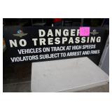 48'x16' IMS DANGER NO TRESPASSING SIGN 48'x16' IMS DANGER NO TRESPASSING SIGN