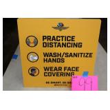 15'x15' IMS SOCIAL DISTANCING SIGN 15'x15' IMS SOCIAL DISTANCING SIGN