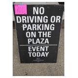 IMS NO DRIVING/PARKING SIGN 24'x36' IMS NO DRIVING/PARKING SIGN 24'x36'
