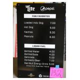 19'x30' IMS MENU BOARD SIGN 19'x30' IMS MENU BOARD SIGN