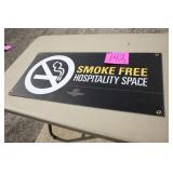34'x16' IMS SMOKE FREE HOSPITALITY SPACE SIGN 34'x16' IMS SMOKE FREE HOSPITALITY SPACE SIGN