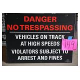 24'x18' IMS DANGER NO TRESPASSING SIGN 24'x18' IMS DANGER NO TRESPASSING SIGN