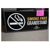 34'X16' IMS SMOKE FREE GRANDSTAND SIGN 34'X16' IMS SMOKE FREE GRANDSTAND SIGN