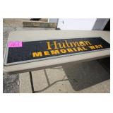 FRAMED OLD HULMAN MEMORIAL WAY SIGN FRAMED OLD HULMAN MEMORIAL WAY SIGN