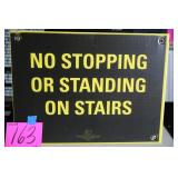 IMS DOUBLE SIDED NO STOPPING/STANDING SIGN IMS DOUBLE SIDED NO STOPPING/STANDING SIGN