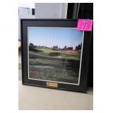 31'x32' FRAMED BRICKYARD CROSSING PICTURE 31'x32' FRAMED BRICKYARD CROSSING PICTURE
