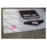 VERIZON INDY CAR SERIES FLAG BANNER VERIZON INDY CAR SERIES FLAG BANNER