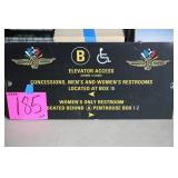 23'x11' IMS ELEVATOR ACCESS SIGN 23'x11' IMS ELEVATOR ACCESS SIGN