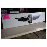 60'X14' IMS WING N WHEEL TRANSLUCENT SIGN 60'X14' IMS WING N WHEEL TRANSLUCENT SIGN