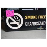 32'x16' SMOKE FREE GRANDSTAND SIGN 32'x16' SMOKE FREE GRANDSTAND SIGN
