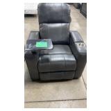 ABBYSON LIVING HOME THEATER POWER RECLINER-GREY