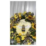 24" BEE DECOR WREATH