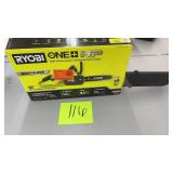 RYOBI 10" 18V CORDLESS CHAINSAW IN BOX