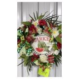 24" WATERMELON DECORATED WREATH