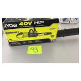 RYOBI 14" 40V CORDLESS CHAINSAW IN BOX - TOOL ONLY