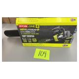 RYOBI 12" CORDLESS CHAIN SAW IN BOX