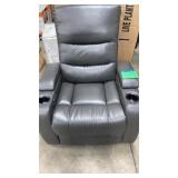 SERTA HOME THEATER POWER RECLINER - GREY