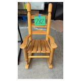 CHILDS WOODEN ROCKER