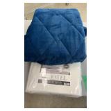 10LB WEIGHTED BLANKET & QUEEN SHEET SET