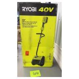 RYOBI 12" 40V CORDLESS SNOW SHOVEL IN BOX