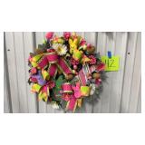 24" PEEPS DECORATED WREATH