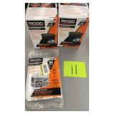 LOT OF RIDGID WET/DRY VAC FILTERS & DUST BAG