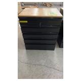 HUSKY 28" 5 DRAWER BASE CABINET - BLACK