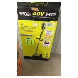 RYOBI 12" 40V CORDLESS SNOW SHOVEL IN BOX