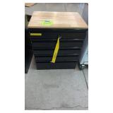 HUSKY 28" 5 DRAWER BASE CABINET - BLACK